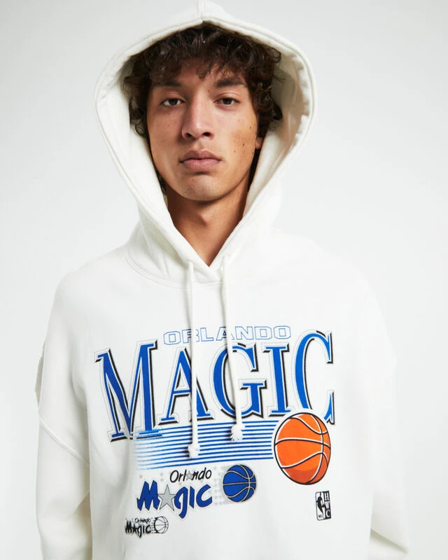 Mitchell & Ness Swish Hoodie Orlando Magic Vintage White 7 Mitchell & Ness Swish Hoodie Orlando Magic Vintage White - Image 5
