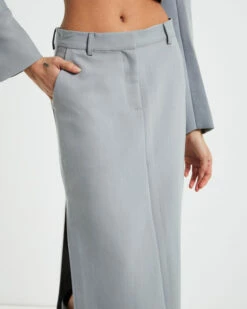 Myla Tailored Pencil Skirt Dove Grey -Insight Shop 5 61918