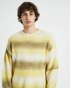 Insight Soft Stripe Long Sleeve Knit Shirt In Yellow/Green 12 Insight Soft Stripe Long Sleeve Knit Shirt In Yellow/Green -Insight Shop 5 62256