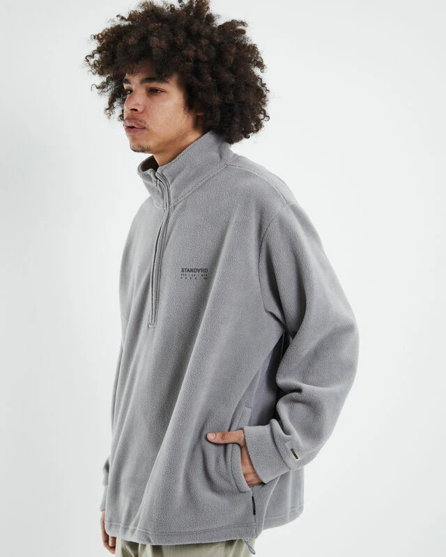 Everest Sherpa Polar Fleece Jumper Grey 7 Everest Sherpa Polar Fleece Jumper Grey - Image 5