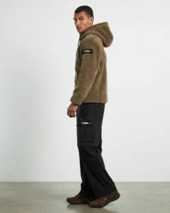 National Geographic Costoni Fleece Hoodie Zip-Up Jacket Oak Khaki 12 National Geographic Costoni Fleece Hoodie Zip-Up Jacket Oak Khaki -Insight Shop 5 72564