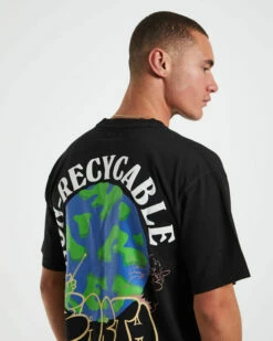 MARKET Nature Is Home Short Sleeve T-Shirt In Vintage Black -Insight Shop 5 73084