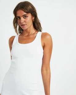 Super Scoop Classic Dress In White 12 Super Scoop Classic Dress In White -Insight Shop 5 73552
