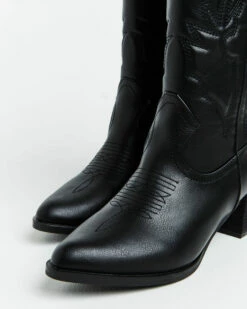Ranger Cowboy Boot In Black -Insight Shop 5 74154