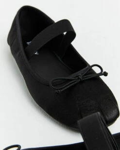 Mystic Ballet Pump Flats In Black Satin 13 Mystic Ballet Pump Flats In Black Satin -Insight Shop 5 74159