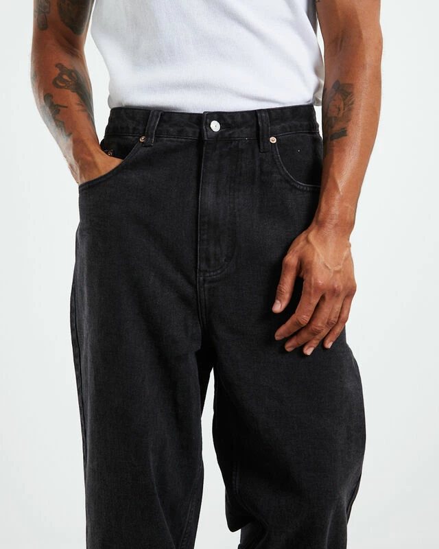 Wide Boy Jeans Black 7 Wide Boy Jeans Black - Image 5