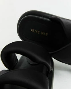 Therese Satin Slides In Black -Insight Shop 5 75872