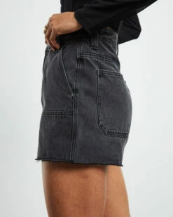 Collins Cut Off Carpenter Shorts Vintage Black 12 Collins Cut Off Carpenter Shorts Vintage Black -Insight Shop 5 8130