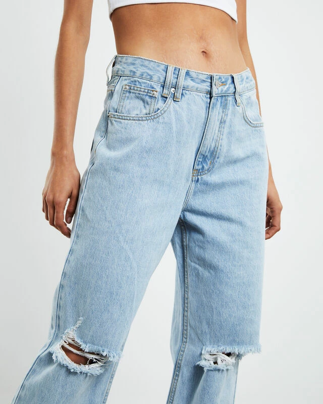 Insight Bobby Baggy Dad Decon Jeans Maui Blue 7 Insight Bobby Baggy Dad Decon Jeans Maui Blue - Image 5