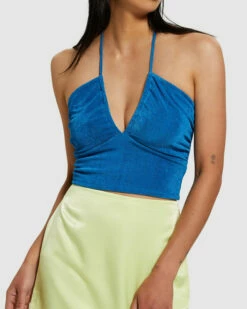 Freya Slinky Halter Top Blue 11 Freya Slinky Halter Top Blue -Insight Shop 5 9439
