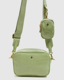 Justice Handbag Avocado Croc/Gold -Insight Shop 5 9673