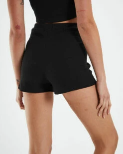Ribbed Hot Shorts Black -Insight Shop 6 11063