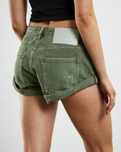 One Teaspoon Super Bandits Denim Shorts Kahki 13 One Teaspoon Super Bandits Denim Shorts Kahki -Insight Shop 6 12496
