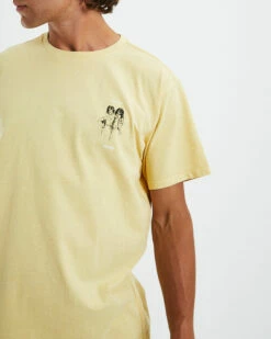 Disintegrate Short Sleeve T-Shirt Flax Yellow -Insight Shop 6 18211