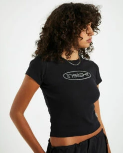 Insight Longline Rhinestone Baby Tee Black 13 Insight Longline Rhinestone Baby Tee Black -Insight Shop 6 18505
