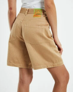 Afends Hemp Workwear Shorts Tan -Insight Shop 6 18781