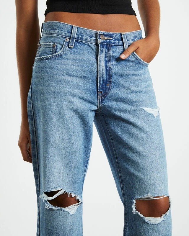 Levis Baggy Boot Jeans Flea Market Find Blue 8 Levis Baggy Boot Jeans Flea Market Find Blue - Image 6