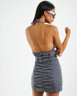 Rio Tech Cargo Halter Dress Grey -Insight Shop 6 20096