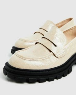 Lennon Croc Loafers Bone Croc -Insight Shop 6 20814