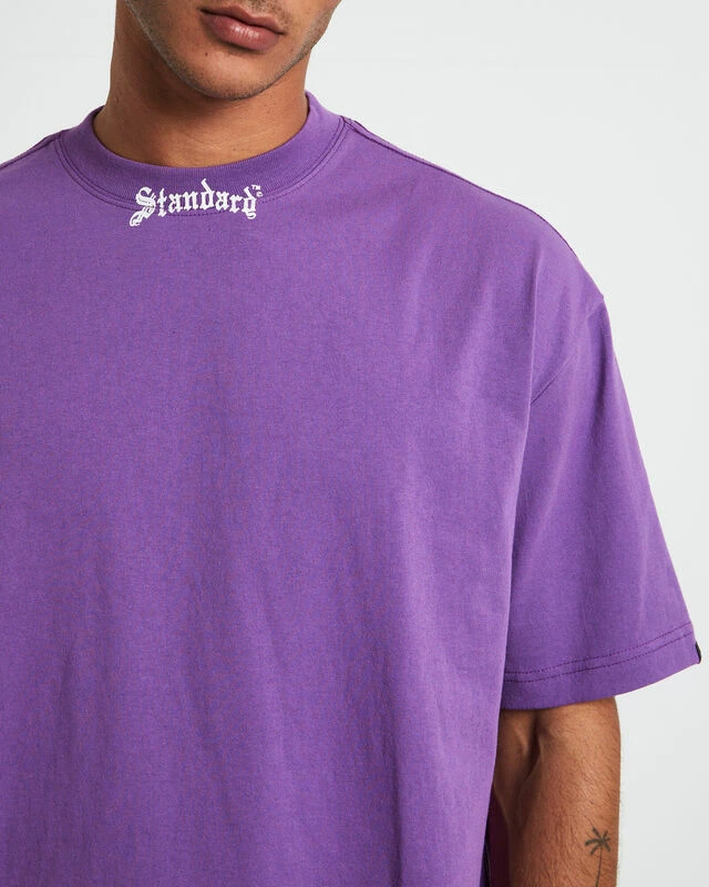 Crow T-shirt Purple 8 Crow T-shirt Purple - Image 6