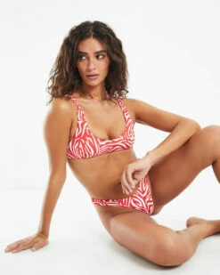 90's Crop Bikini Top Fuego Pink 13 90's Crop Bikini Top Fuego Pink -Insight Shop 6 23345