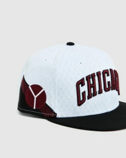 NEW ERA 9Fifty Nbace Chicago Bulls Cap White/Black -Insight Shop 6 24247