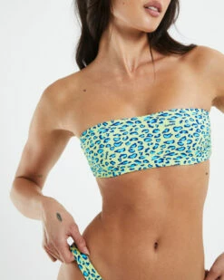 Insight Zaley Heart Leopard Bandeau Bikini Green 13 Insight Zaley Heart Leopard Bandeau Bikini Green -Insight Shop 6 24890