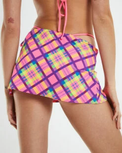 Insight Nixie Summer Check Mini Skirt Pink 13 Insight Nixie Summer Check Mini Skirt Pink -Insight Shop 6 25157