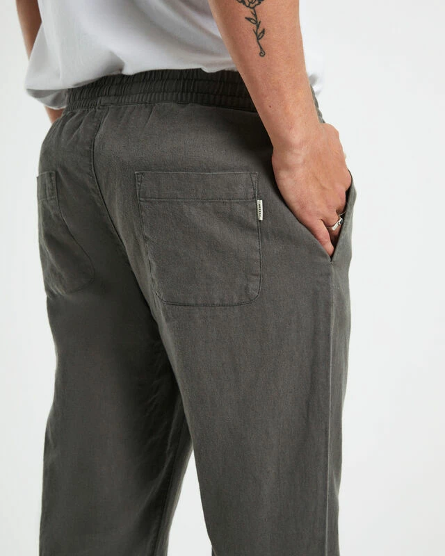 Brody Linen Pants Muted Olive 8 Brody Linen Pants Muted Olive - Image 6