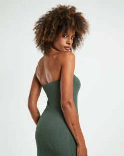 Sloane Seamless Maxi Tube Dress Green -Insight Shop 6 26880
