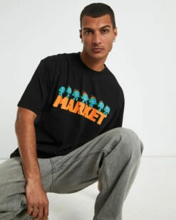 MARKET Keep Going T-shirt Vintage Black 13 MARKET Keep Going T-shirt Vintage Black -Insight Shop 6 27393