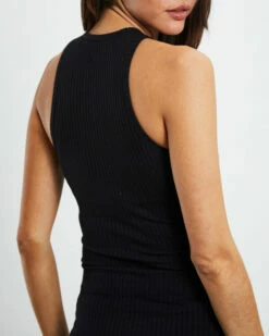 Luxe Rib Tank Top Black 13 Luxe Rib Tank Top Black -Insight Shop 6 28610