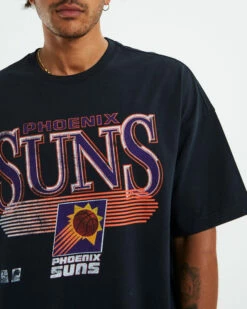 Mitchell & Ness Underscore Phoenix Suns T-shirt Faded Black -Insight Shop 6 30373