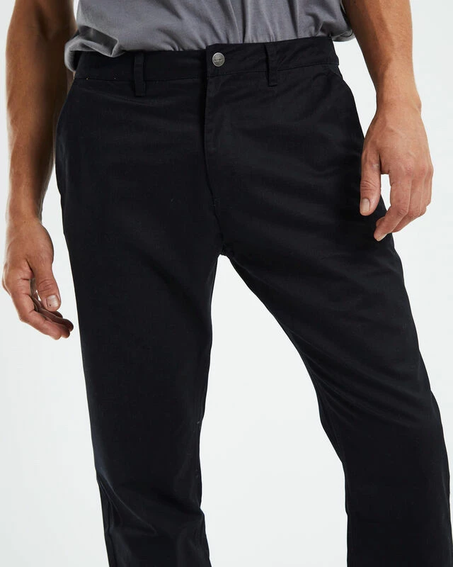 Afends Ninety Twos Recycled Pants Black 8 Afends Ninety Twos Recycled Pants Black - Image 6