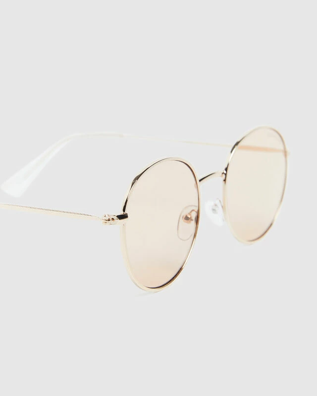 Molly Sunglasses Gold/Peach 8 Molly Sunglasses Gold/Peach - Image 6