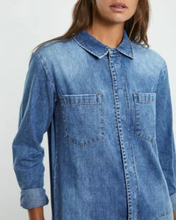 One Teaspoon Paradise Utility Jumpsuit Pacifica Blue -Insight Shop 6 38287