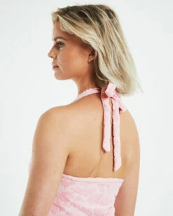Afends Recycled Terry Halter Mini Dress Powder Pink 13 Afends Recycled Terry Halter Mini Dress Powder Pink -Insight Shop 6 38332