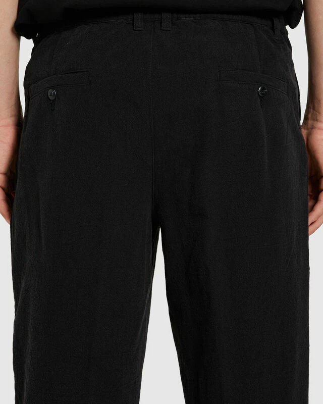 Cross Linen Pants Black 8 Cross Linen Pants Black - Image 6