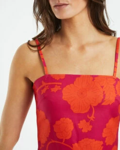 Insight Jojo Acid Floral Top Pink/Orange -Insight Shop 6 40353