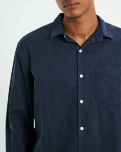 Grover Long Sleeve Shirt Navy -Insight Shop 6 41079