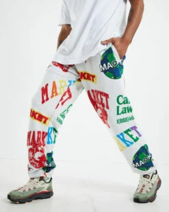 Market Monogram AOP Sweatpants Ash Grey -Insight Shop 6 42874