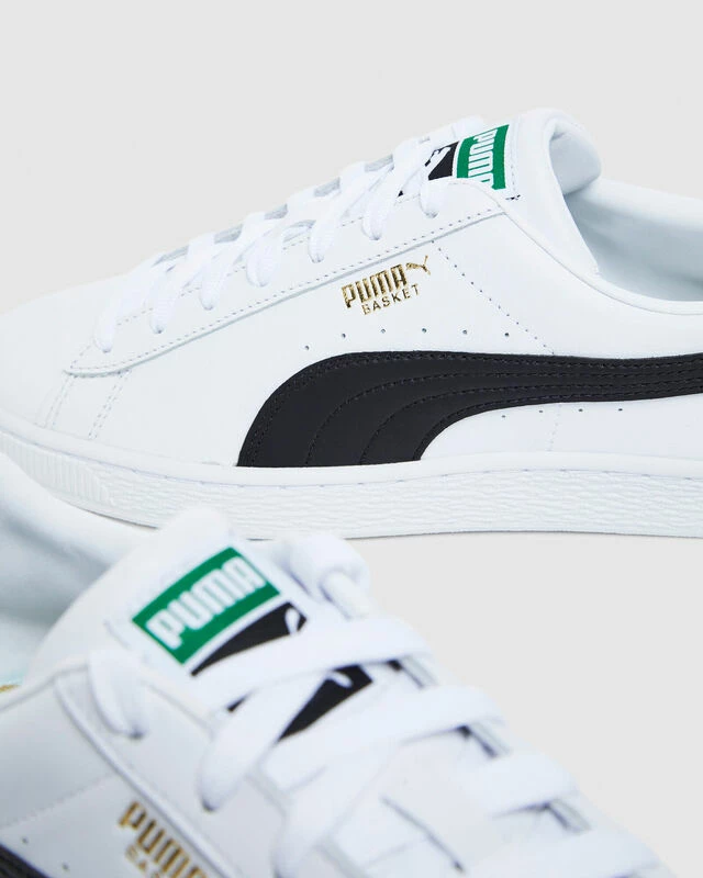 Puma Basket Classic Sneakers White/Black 8 Puma Basket Classic Sneakers White/Black - Image 6