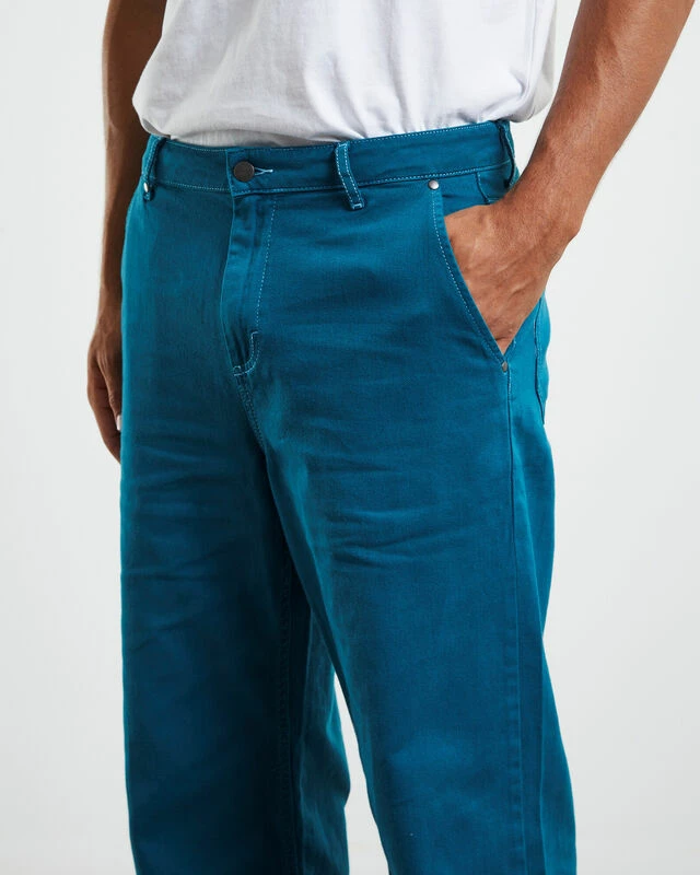Afends Pablo Loose Pants Azure Blue 8 Afends Pablo Loose Pants Azure Blue - Image 6