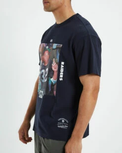 Mitchell & Ness Vintage Superbowl Champ T-Shirt Raiders Faded Black -Insight Shop 6 45138