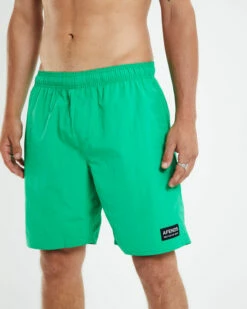 Afends Baywatch 18" Vortex Boardshorts Forest Green -Insight Shop 6 45245