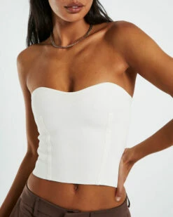 Faye Compact Knit Corset Butter -Insight Shop 6 45281