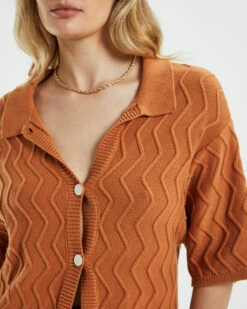 Alexis Shirt Caramel Brown -Insight Shop 6 45376