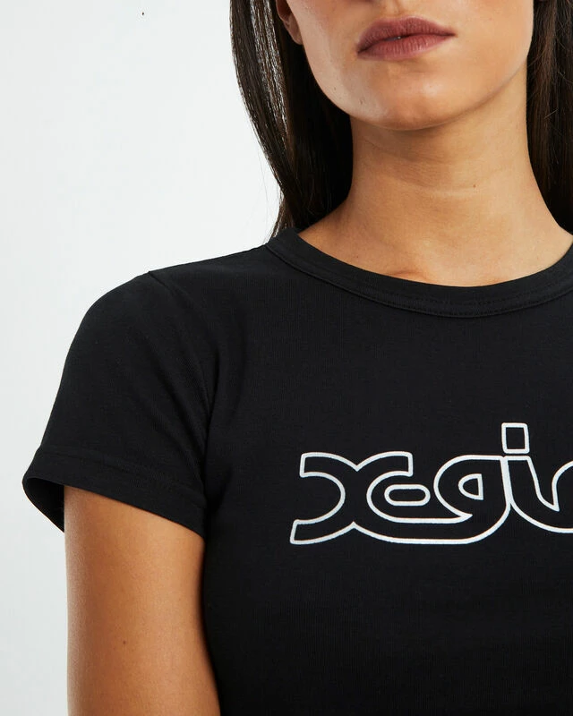 Glitter Mills Baby Tee Black 8 Glitter Mills Baby Tee Black - Image 6