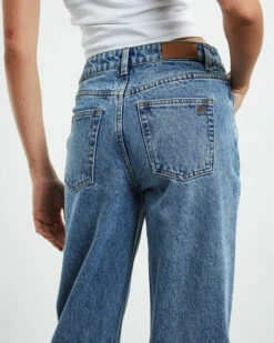 Insight Muse Mid Rise Straight Dad Jeans Mid 90's Blue -Insight Shop 6 45761