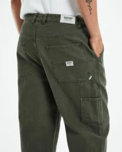 Canvas Carpenter Pants Olive Green 13 Canvas Carpenter Pants Olive Green -Insight Shop 6 45827